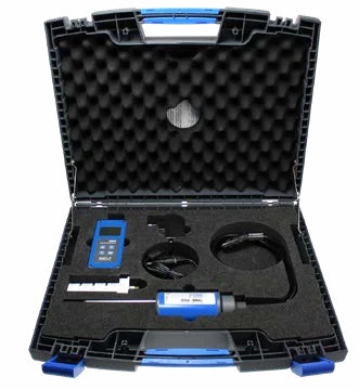 HD2 portable sand moisture meter with SONO M1 probe in case